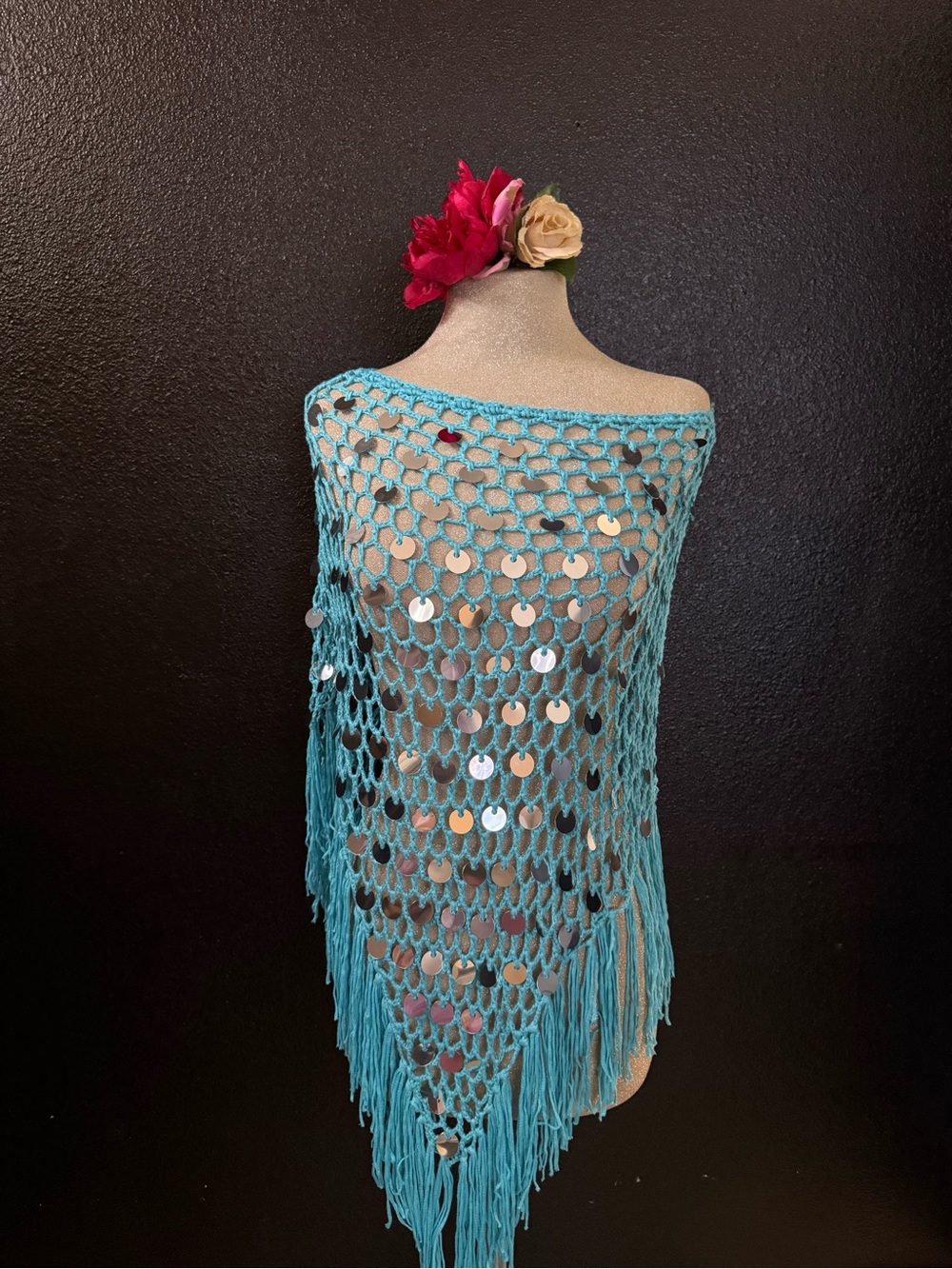 Sea green poncho ✨✨